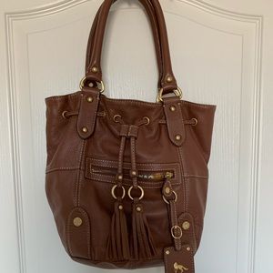 Leather purse by Emma fox